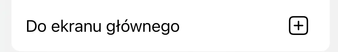 ikona instalacji aplikacji na urządzeniu z iOS